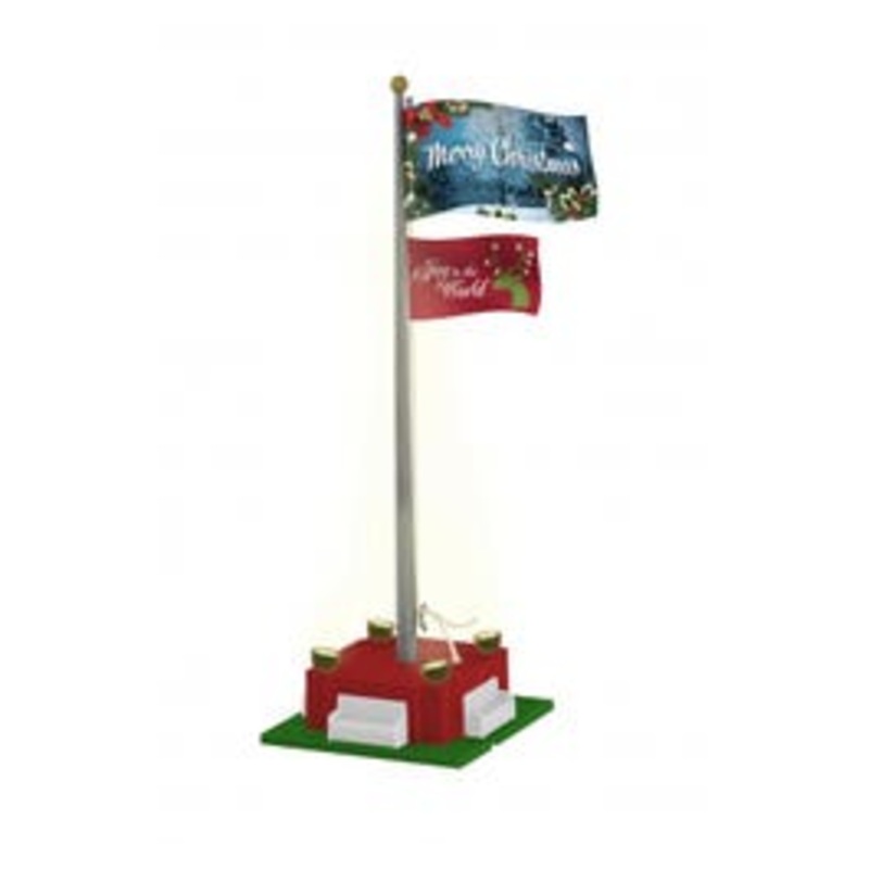 Lionel 2129220 O Christmas Joy Flagpole
