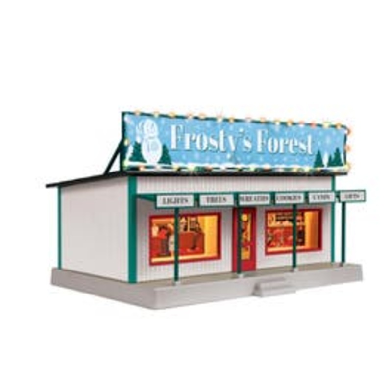 MTH 30-90737  O Forest Road Side Stand w/Operating Christmas Lights