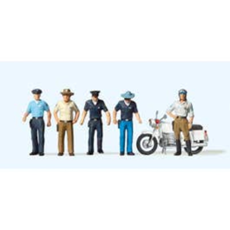 Preiser 10370  HO Policemen USA