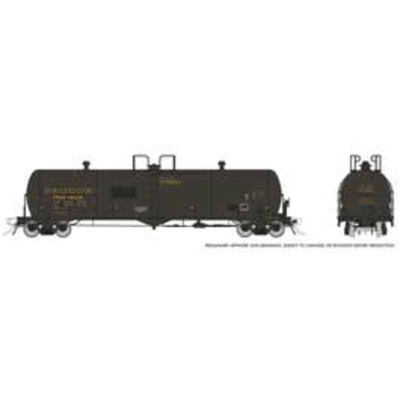 Rapido 135025A HO Procor 20K gal Tank Car: PROX – Late w/ Old Logo: Single Car