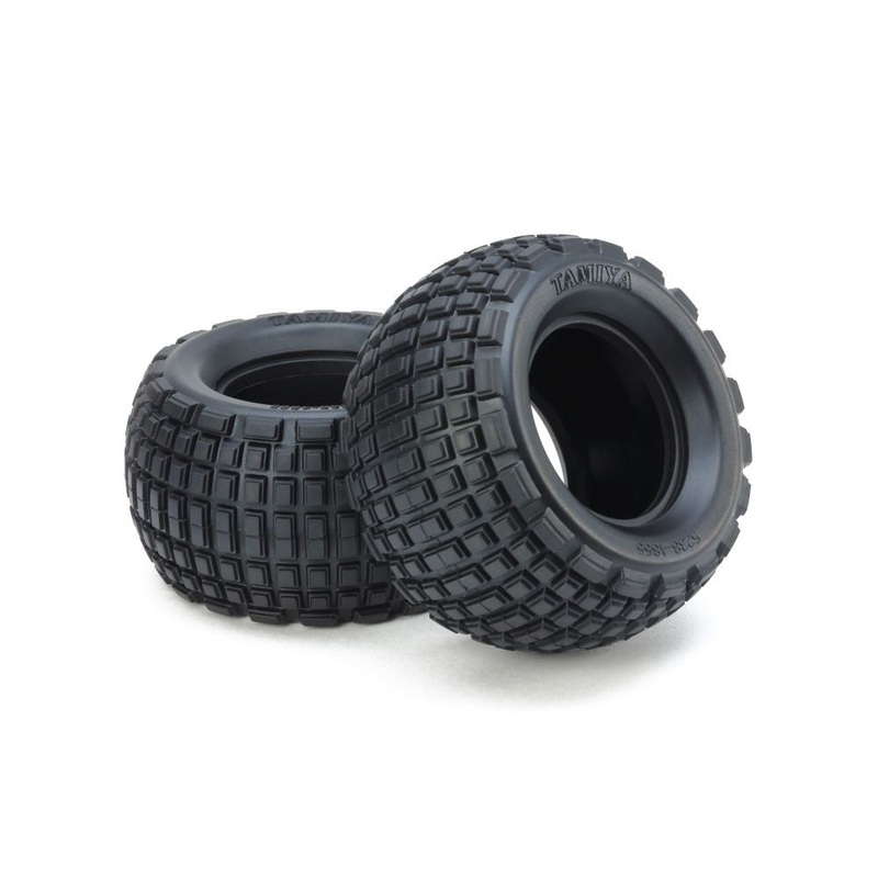 Tamiya – Soft Block Rear Bubble Tyres (2)