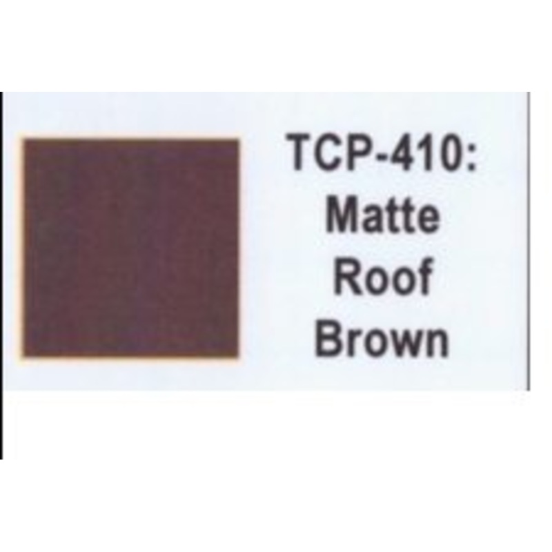 Tru Color TCP-410 Matte Roof Brown, Paint 1 ounce
