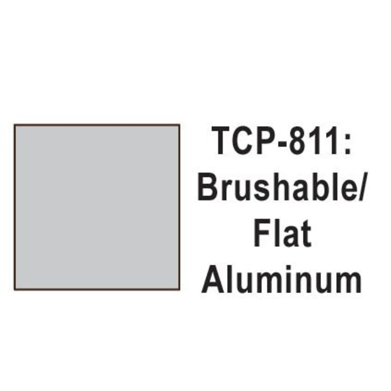 Tru Color TCP-811 Flat Aluminum Paint 1 Fluid Ounce
