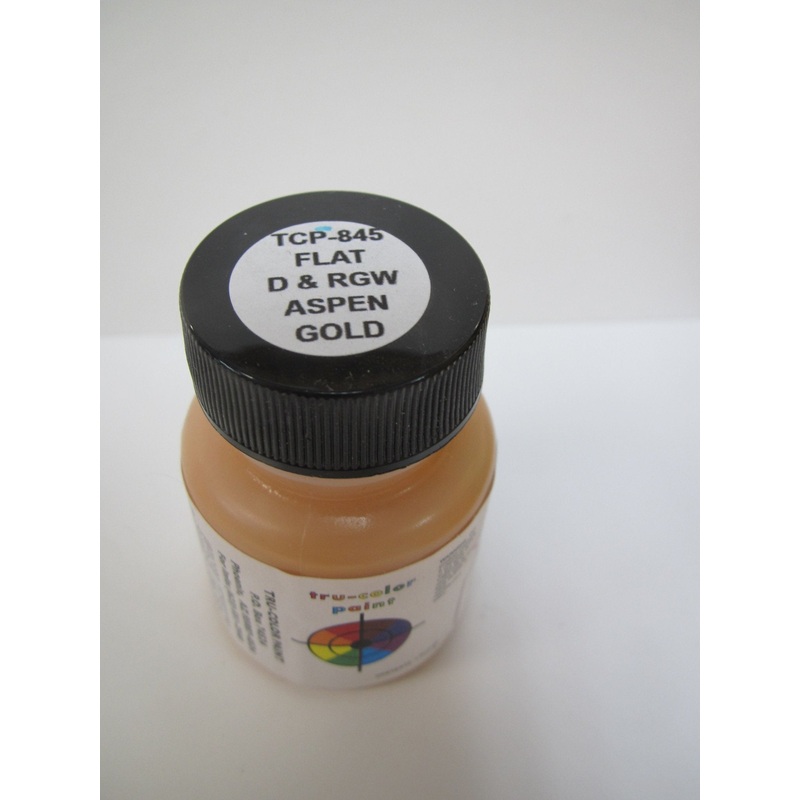 Tru Color TCP-845 Flat Rio Grande Aspen Gold Paint 1 Fluid Ounce