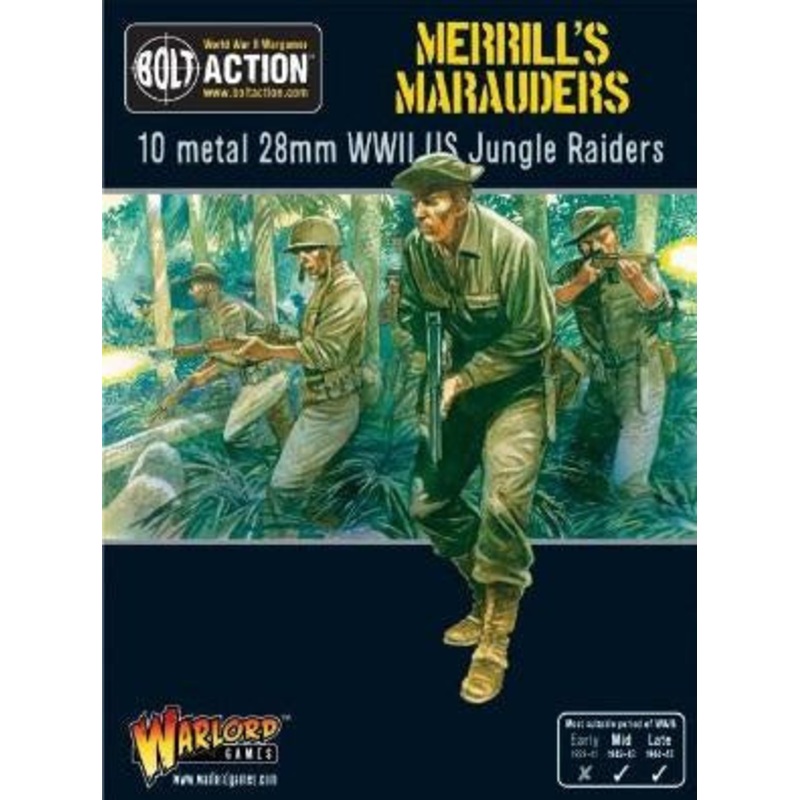 Warlord – Bolt Action: Merrill’s Marauders (Metal)