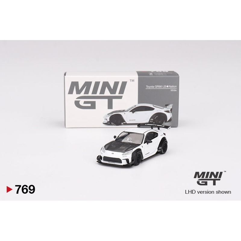 Mini GT – 1/64 Toyota GR86 LB-Nation (White)