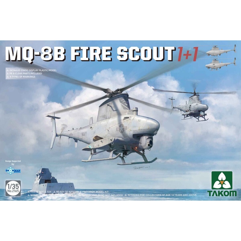 Takom – 1/35 MQ-8B FIRE SCOUT 1+1