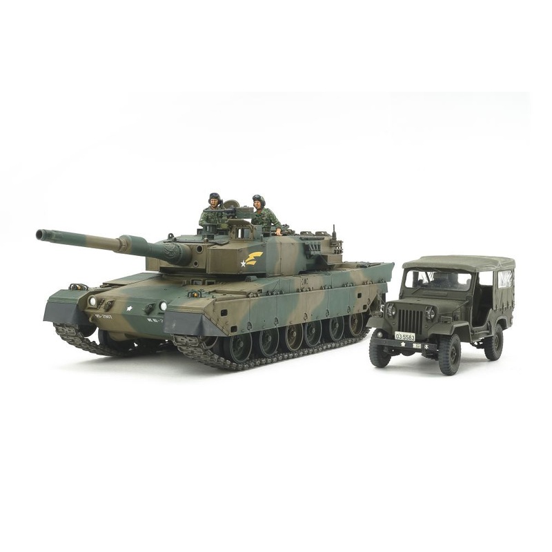 Tamiya – 1/35 JGSDF Type 90 Tank & Type 73 Light Truck