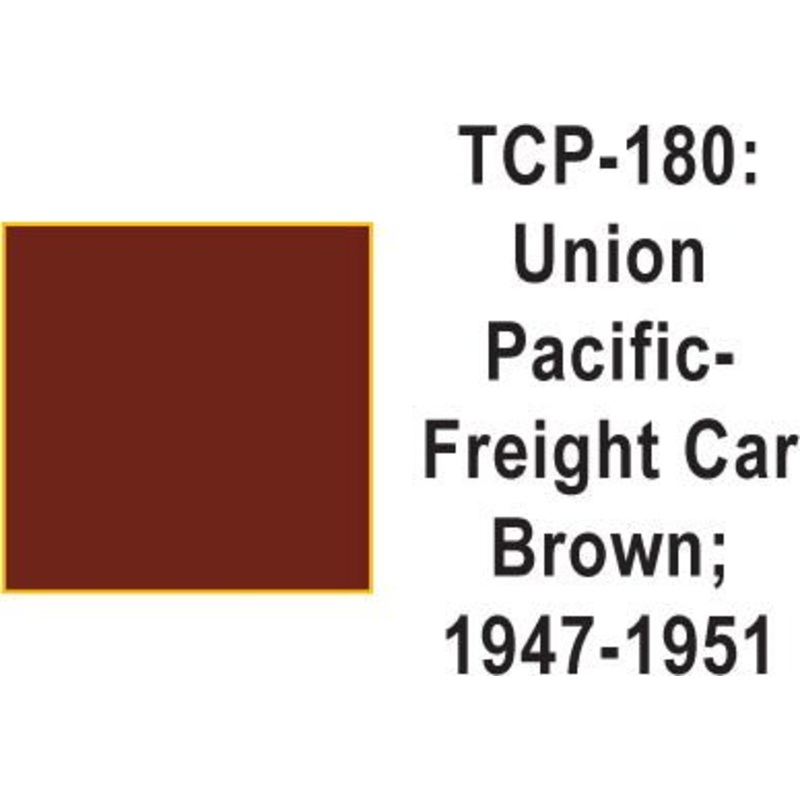 Tru Color TCP-180 Union Pacific 44-60s Freight Car Brown Paint 1 ounce