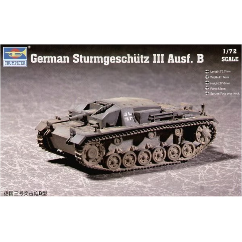 Trumpeter – 1/72 German Sturmgeschutz III Ausf. B