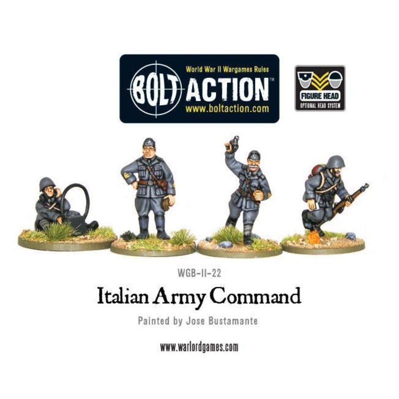 Warlord – Bolt Action  Italian Army Command