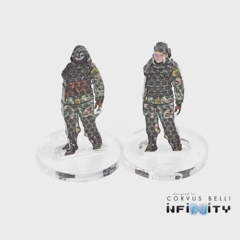 Warsenal – Infinity 3D Markers – Strelok (Ambush Camo, 2x 25mm)