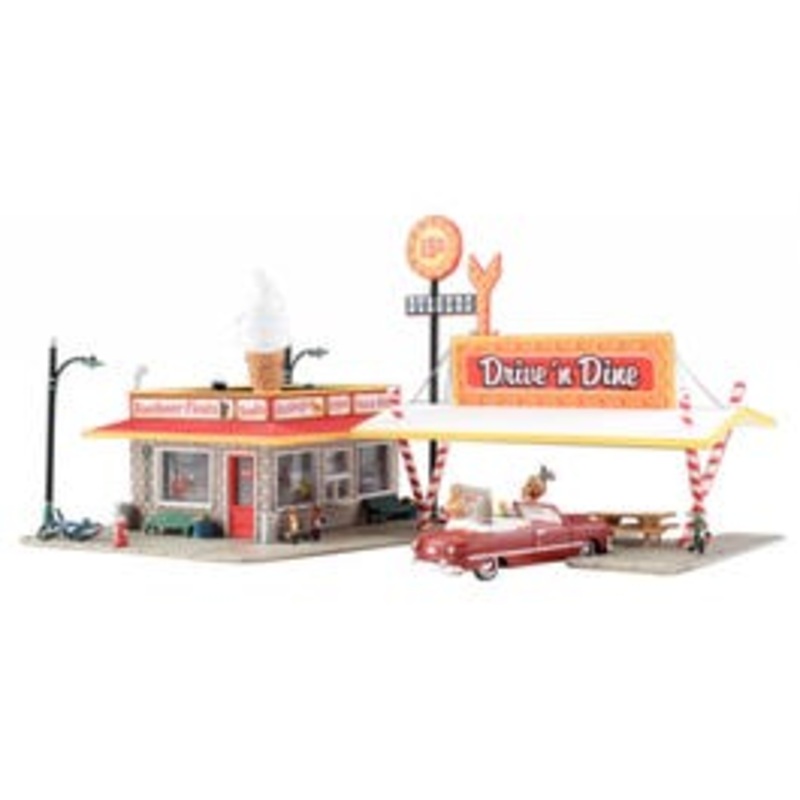 Woodland Scenics BR5029 HO Drive 'n Dine (Built-Up)