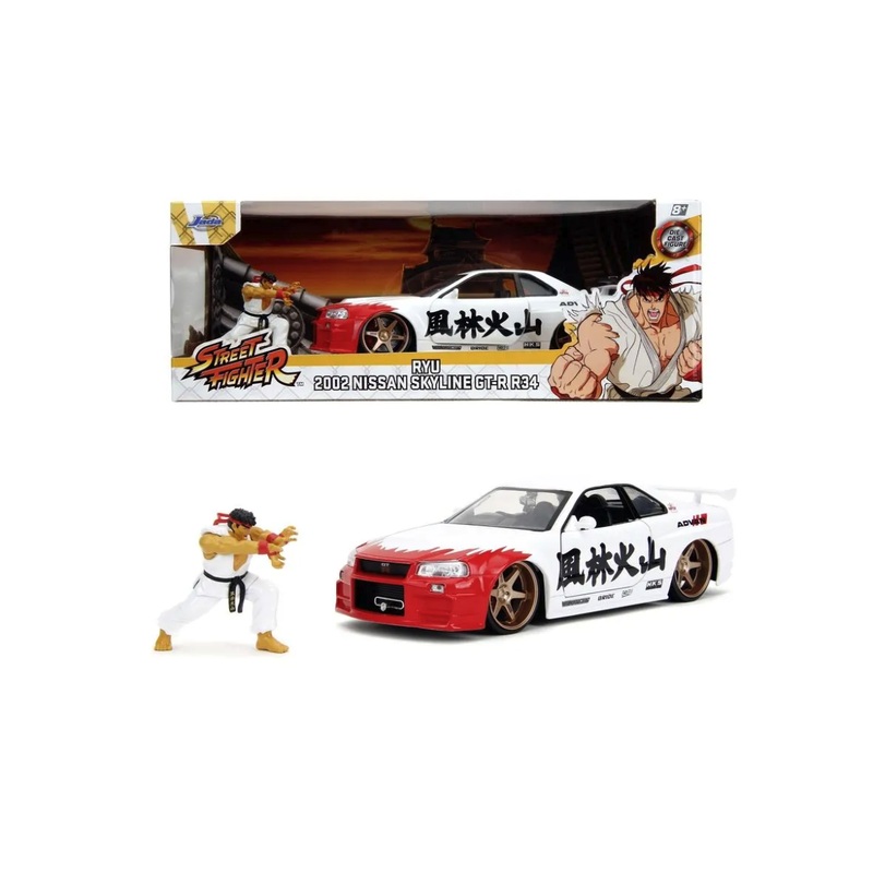 Jada – 1/24 Street Fighter Rye & Nissan Skyline GTR (Hollywood Rides)