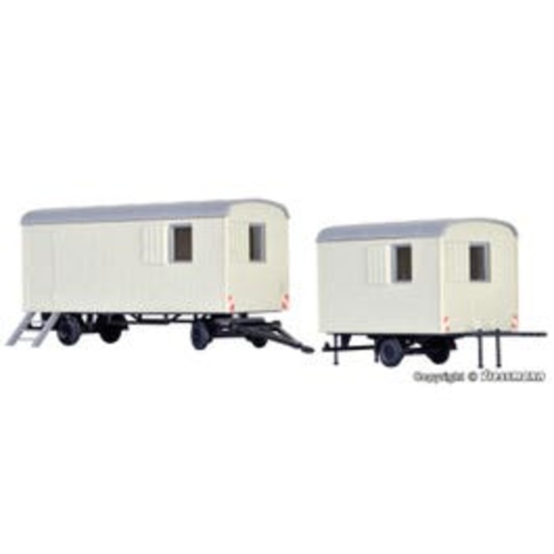 Kibri 10278  HO Construction trailer, 2 pieces kit