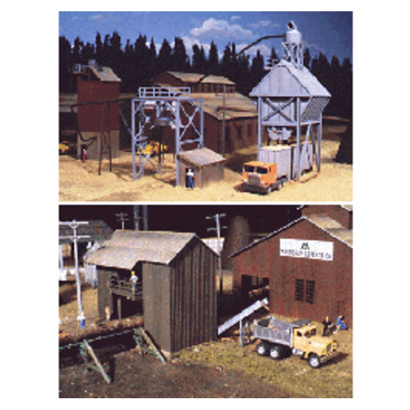 Walthers #933-3144 Sawmill Outbuildings — Kit