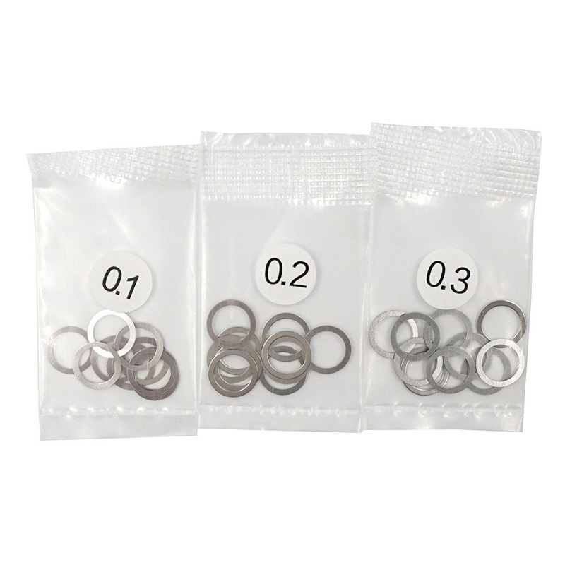 Yeah Racing – 6x8mm Stainless Spacer Set .1 .2 .3mm
