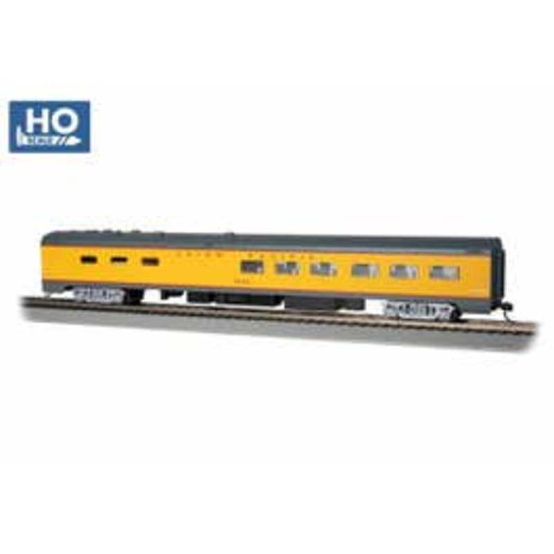 Bachmann #14802  85' SMOOTH-SIDE DINING CAR with LIGHTED INTERIOR – UNION PACIFIC