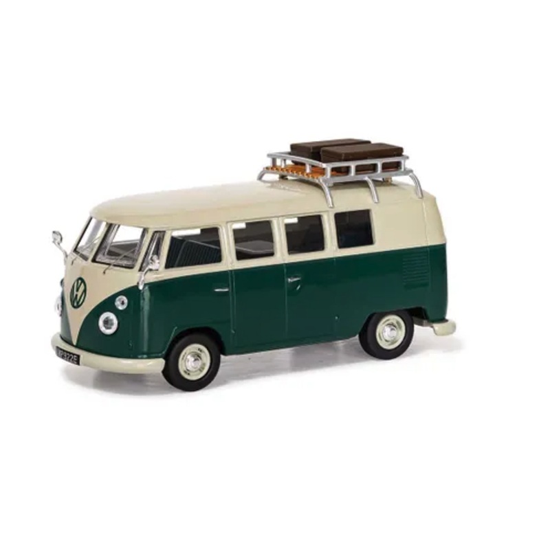 Corgi – 1/43 VW Devon Caravette Type 2 1500 SP Pearl White & Green