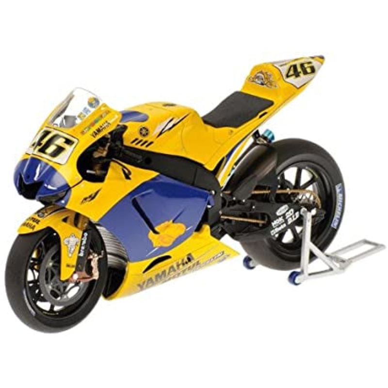 Minichamps – 1/12 Yamaha YZR-M1 (V. Rossi) Camel Yamaha Team MotoGP 2006 Sachsenring Dirty Version