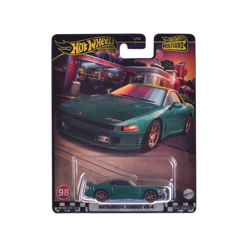Mitsubishi 3000GT VR-4 Green Metallic “Boulevard” Series Diecast Model Car by Hot Wheels