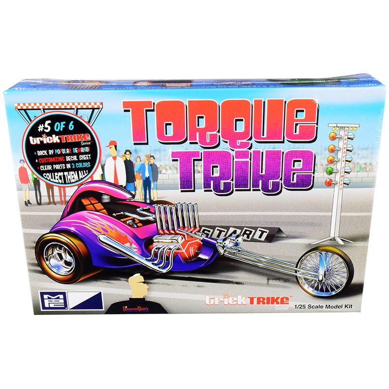 Skill 2 Model Kit Torque Trike “Trick Trikes” Series 1/25 Scale Model by MPC