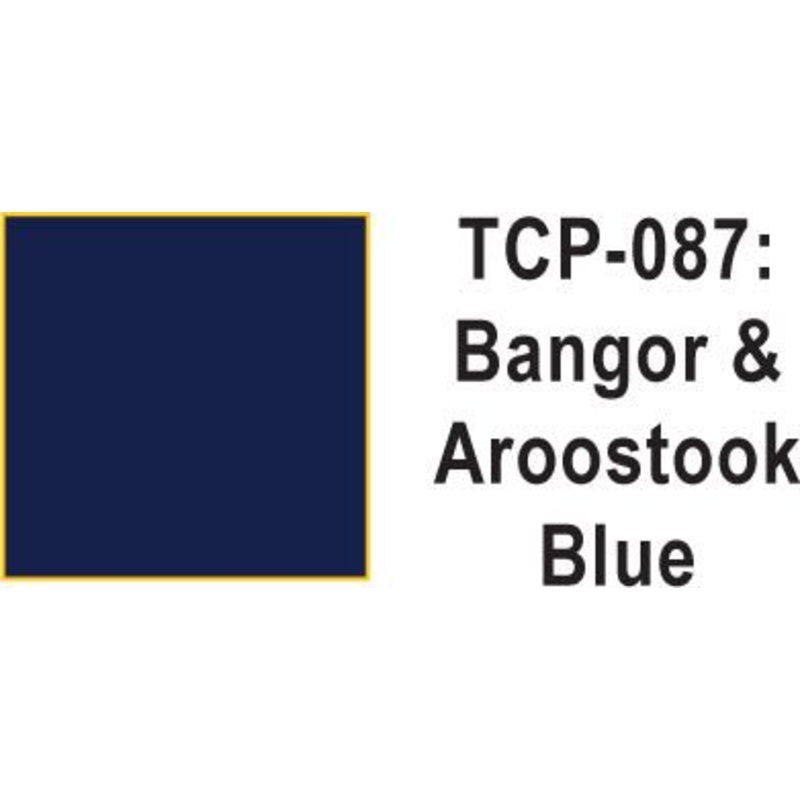 Tru Color TCP-87 Bangor and Aroostook Blue Paint 1 ounce