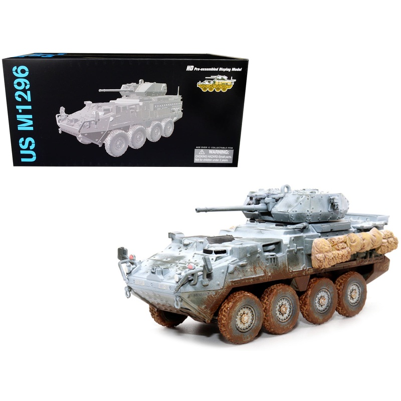 United States M1296 Stryker ICV (Infantry Carrier Vehicle) Dragoon Olive Drab (Snowy Version) “2nd Cav. Germany” (2020) “NEO Dragon Armor” Series 1/72 Plastic Model by Dragon Models