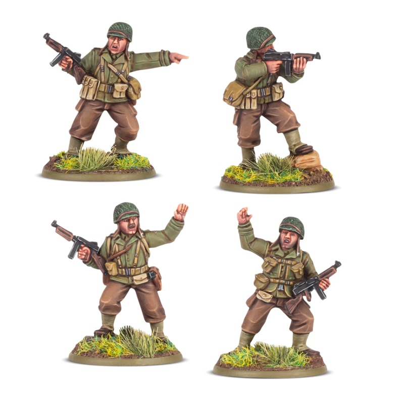 Warlord – Bolt Action: US Rangers Platoon Commanders