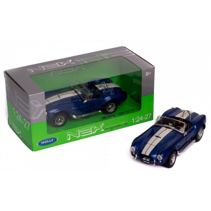 Welly – 1/24 Shelby Cobra 427 SC 1965 (Blue)