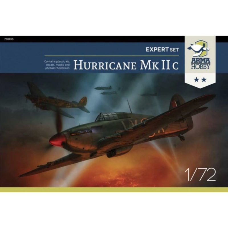 ARMA Hobby – 1/72 Hurricane Mk II C (Expert Set)