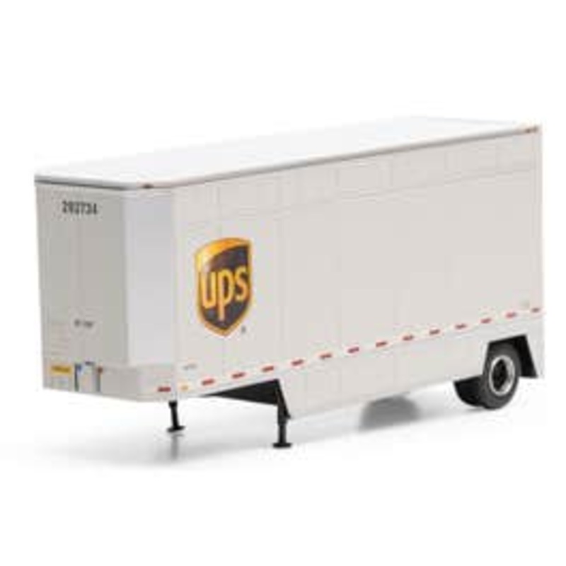 Athearn #90210 28' Drop Sill Trailer UPS w/Shield #293734
