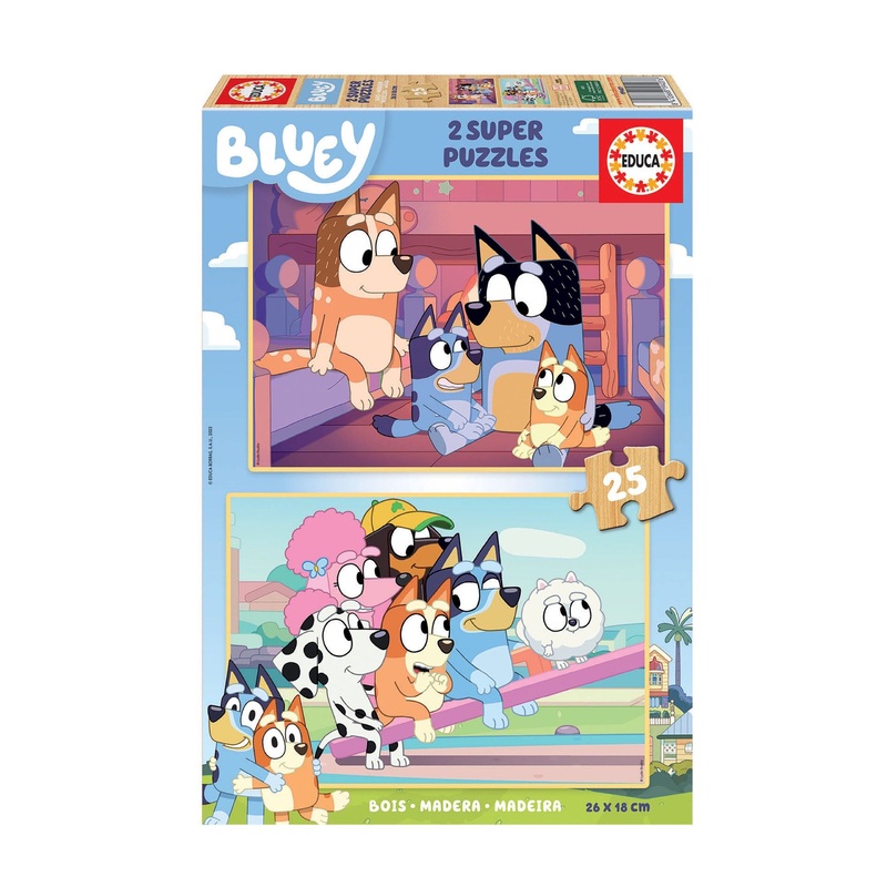 Educa – Bluey Puzzles (2x25pcs)