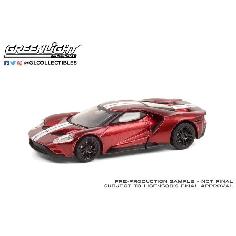 Greenlight – Barrett Jackson 2017 Ford GT in Liquid Red with White Stripes