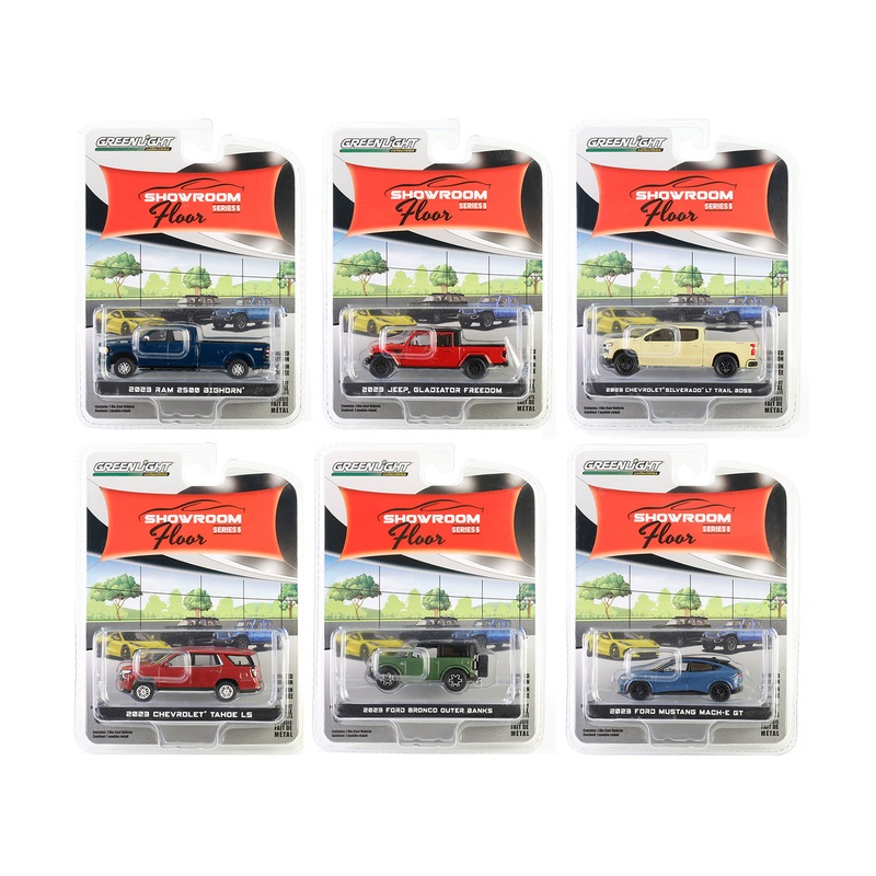 “Showroom Floor” Set of 6 Cars Series 5 1/64 Diecast Model Cars by Greenlight