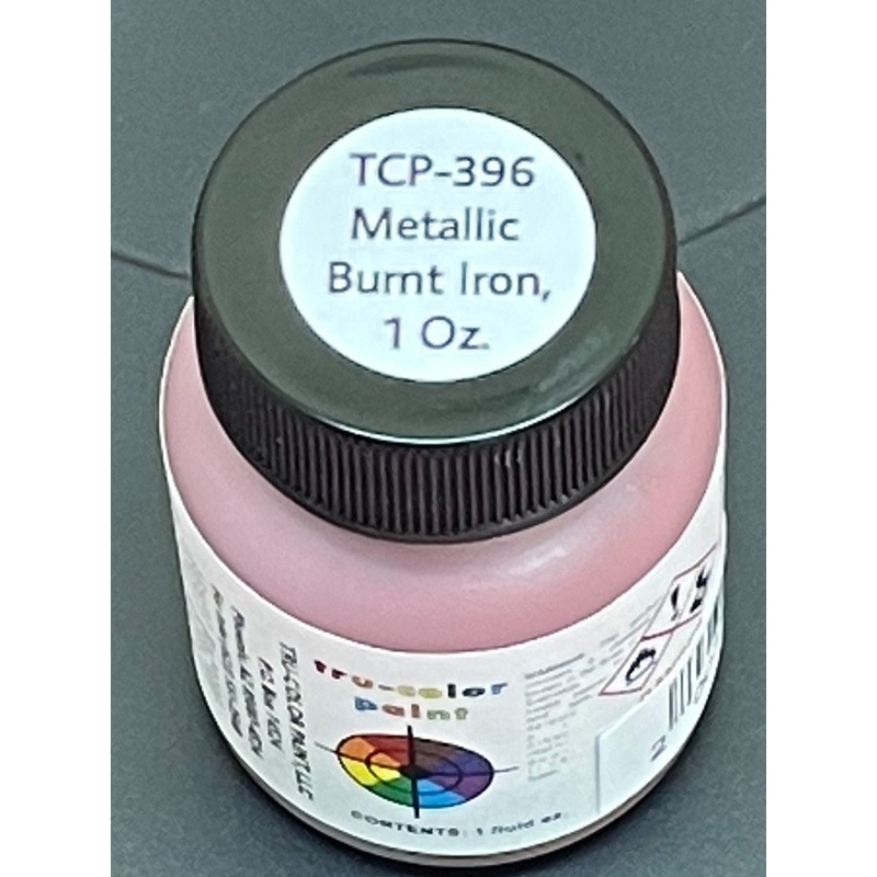 Tru Color TCP-396 Metallic, Burnt Iron Paint 1 ounce