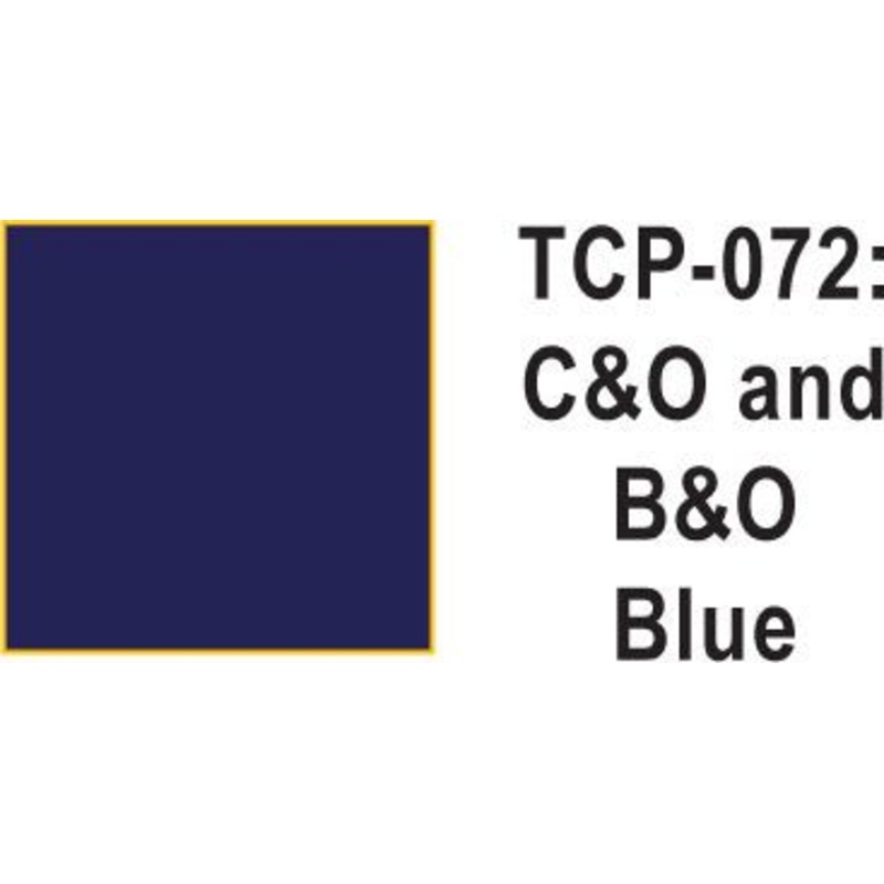 Tru Color TCP-72 Chesapeake and Ohio, Baltimore and Ohio Blue Paint 1 ounce