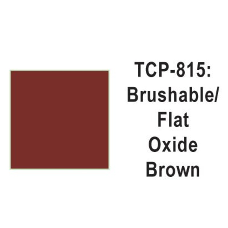 Tru Color TCP-815 Flat Oxide Brown Paint 1 Fluid Ounce