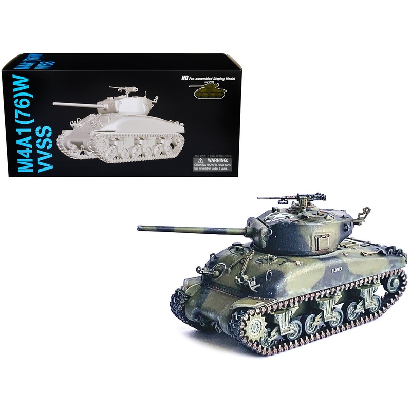 United States M4A1(76)W VVSS Sherman Tank “2nd Armored Division France” (1944) “NEO Dragon Armor” Series  1/72 Plastic Model by Dragon Models