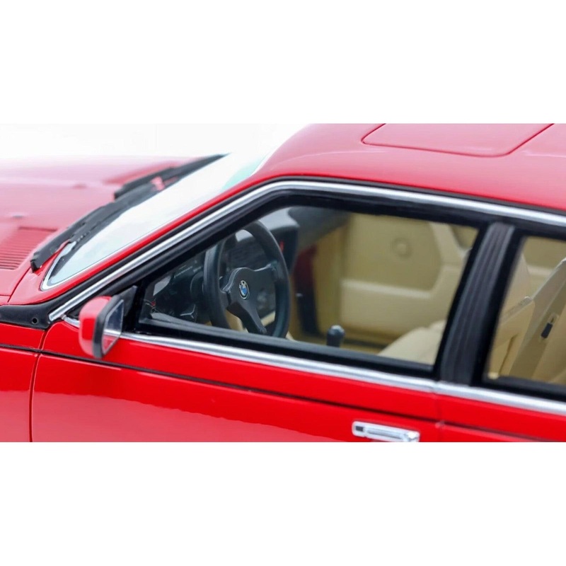 1986 BMW E24 M6 Henna Red Limited Edition to 3000 pieces Worldwide 1/18 Model Car by Otto Mobile