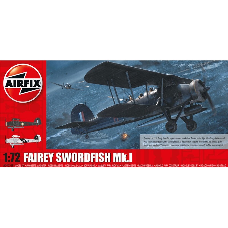 Airfix – 1/72 Fairy Swordfish MK.I Channel Dash 80th