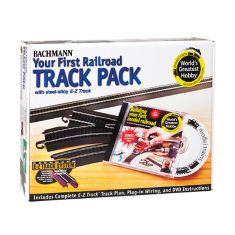 Bachmann 44497 HO Scale Steel Alloy First Railroad Track Pack