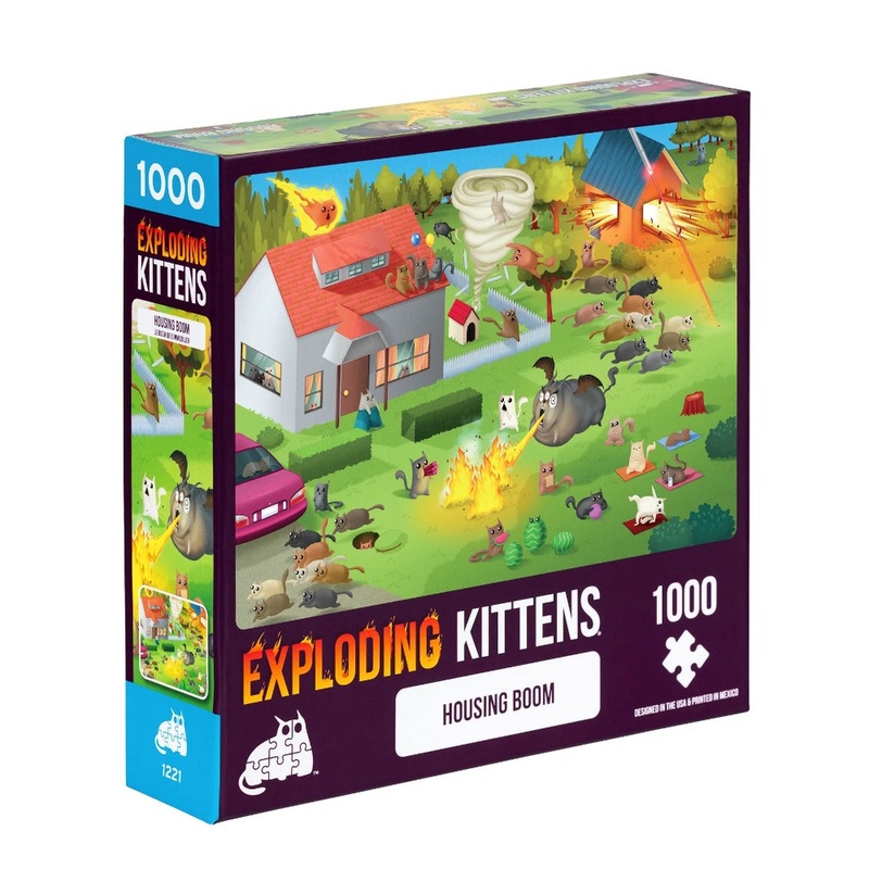 Exploding Kittens Puzzle – Housing Boom (1000pc)
