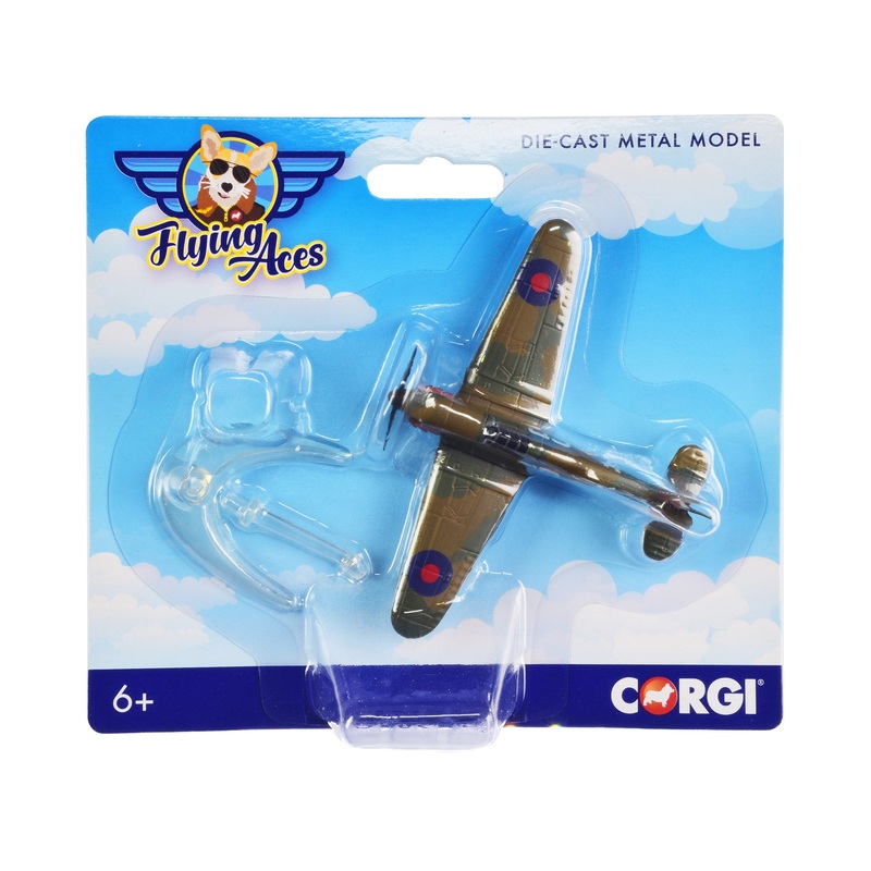 Hawker Hurricane Fighter Aircraft “RAF” “Flying Aces” Series Diecast Model by Corgi