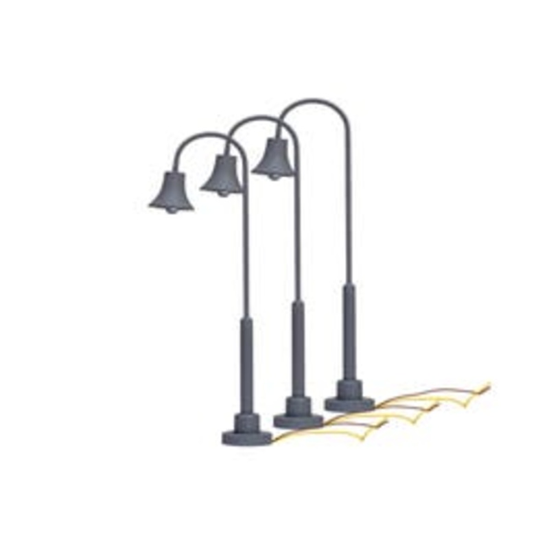 Lionel HO 2056110 Gooseneck Lamps – 3 pack