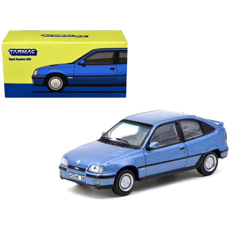 Opel Kadett GSi Blue Metallic “Global64” Series 1/64 Diecast Model Car by Tarmac Works
