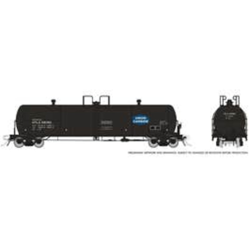 Rapido 135022A HO Procor 20K gal Tank Car: Union Carbide (UTLX)
