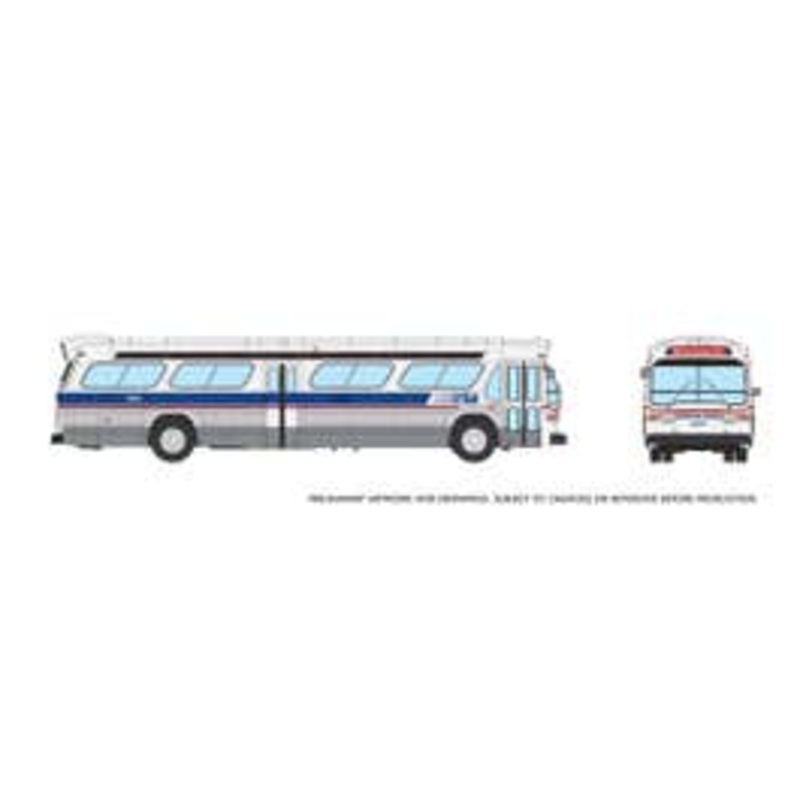 Rapido 753138 HO 1/87 New Look Bus (Deluxe): Chicago CTA – Late scheme: #9204