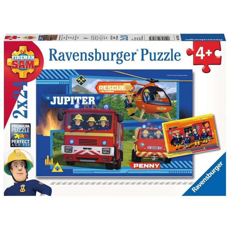 Ravensburger – Fireman Sam To The Rescue (2x24pcs)