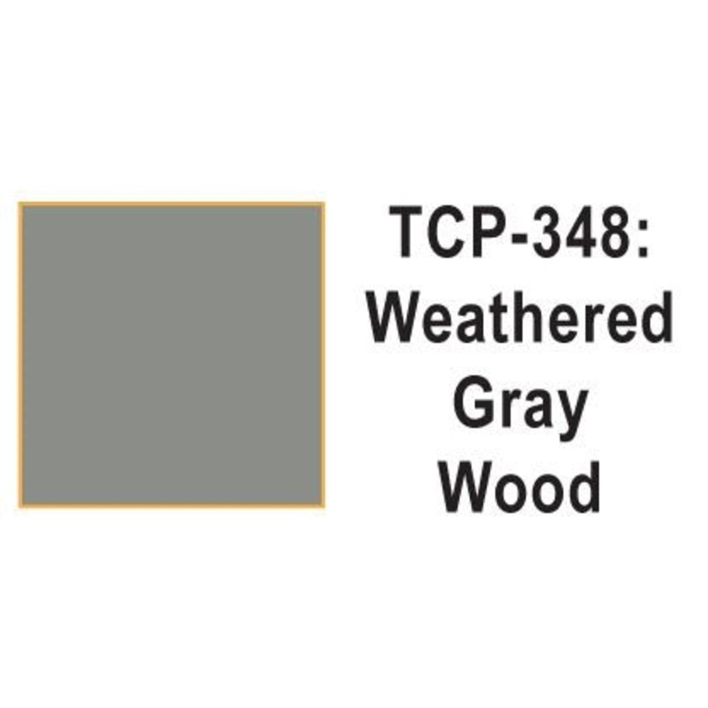 Tru Color TCP-348 Weathered Wood, Gray, Paint 1 ounce